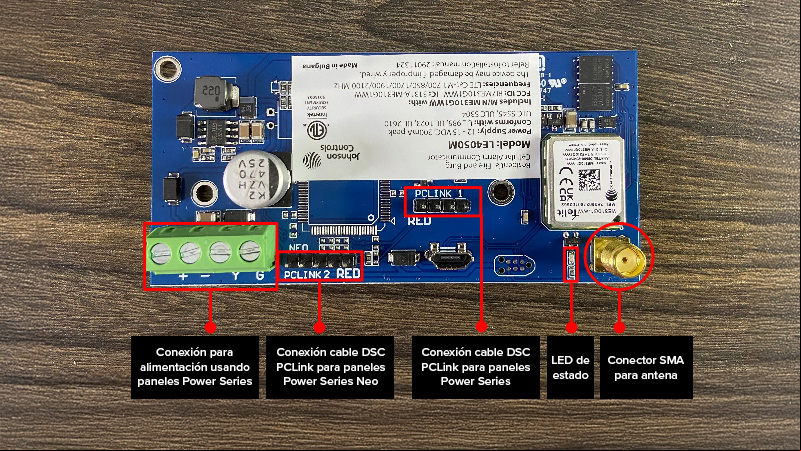 dsc connect le4050m 3