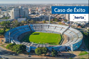 Solución de reconocimiento facial de Herta en el estadio Centenario de Uruguay