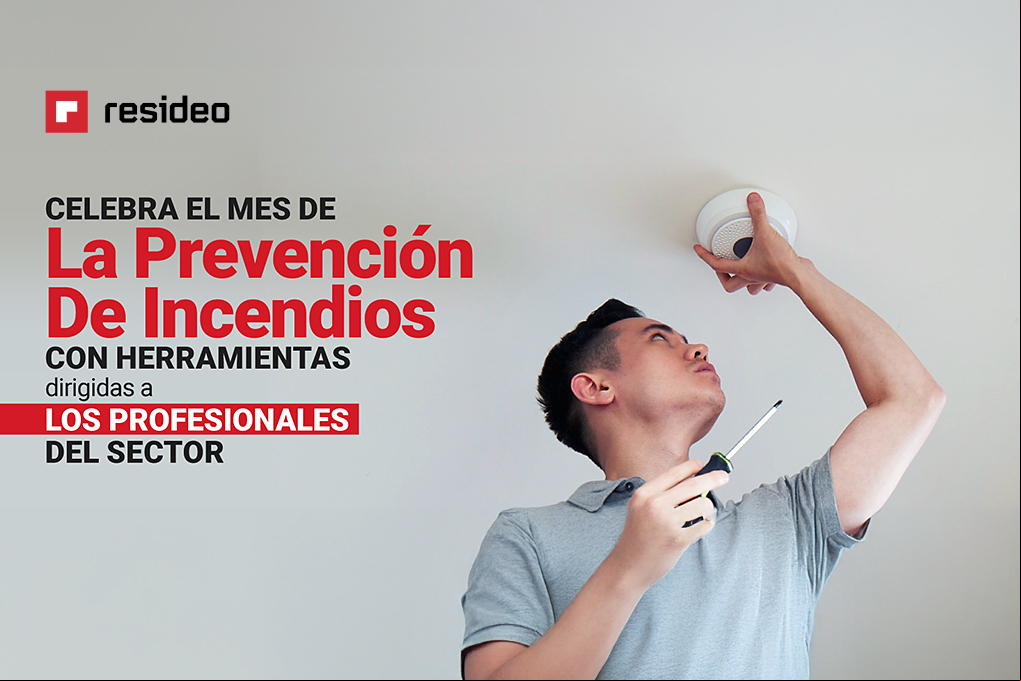 Resideo celebra el mes de la prevención de incendios con herramientas dirigidas a los profesionales del sector