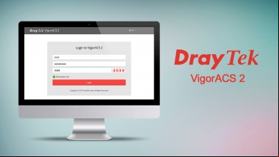 ¿Qué herramientas destacadas incluye el software de gestión centralizada VigorACS2 de DrayTek?