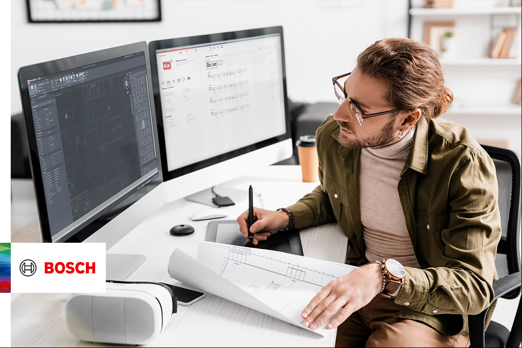 Potencialice sus diseños de detección de incendio Bosch con AutoCAD